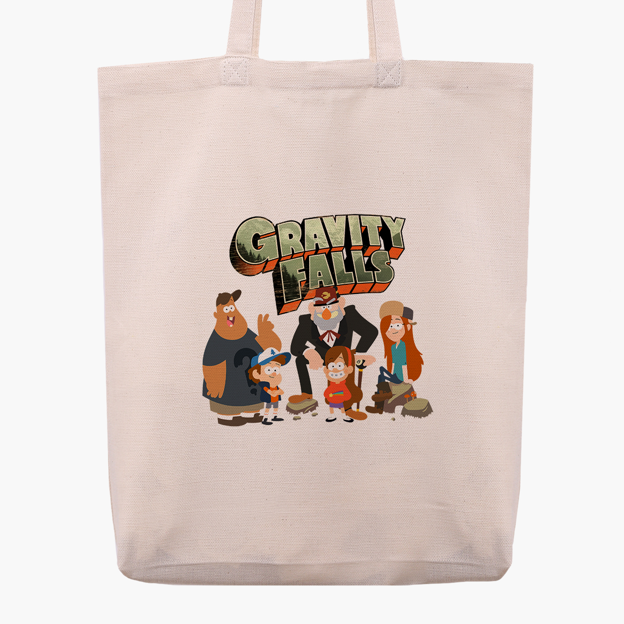 

Эко сумка шоппер Гравити Фолз (Gravity Falls) (9227-2628) 41x35x8.5 см Бежевый