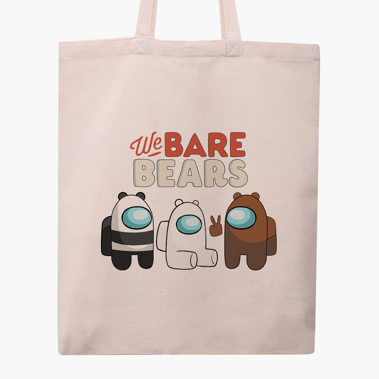

Эко сумка шоппер Вся правда о медведях (We Bare Bears) (9227-2668) 41x35 см Бежевый