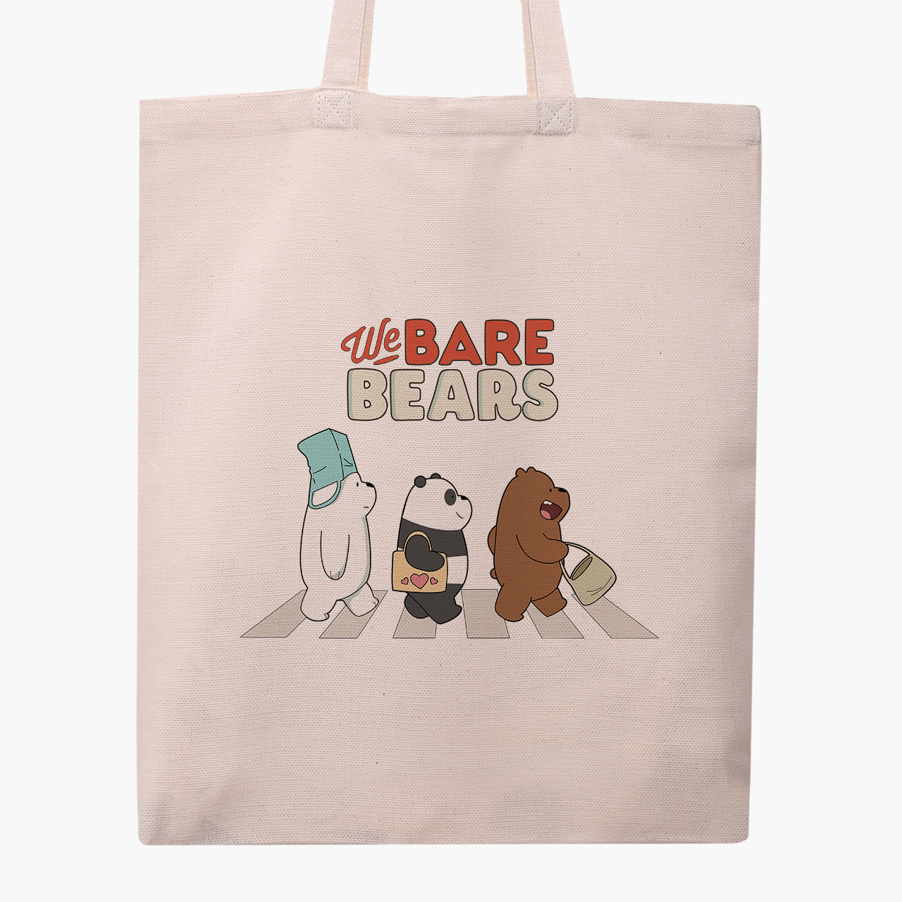 

Эко сумка шоппер Вся правда о медведях (We Bare Bears) (9227-2666) 41x35 см Бежевый