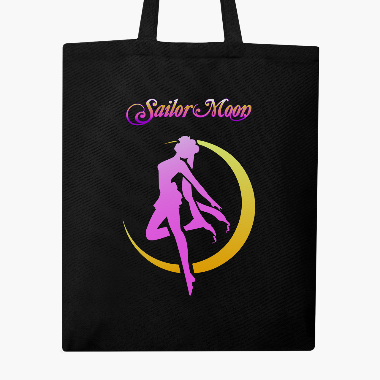 

Эко сумка шоппер Сейлор Мун (Sailor Moon) (9227-2658) 41x35 см Черный