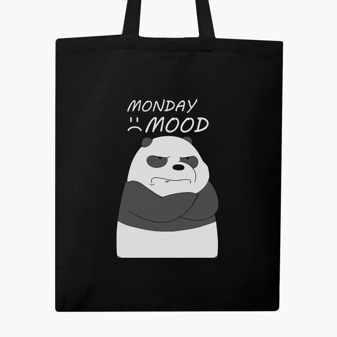 

Эко сумка шоппер Вся правда о медведях (We Bare Bears) (9227-2899) 41x35 см Черный