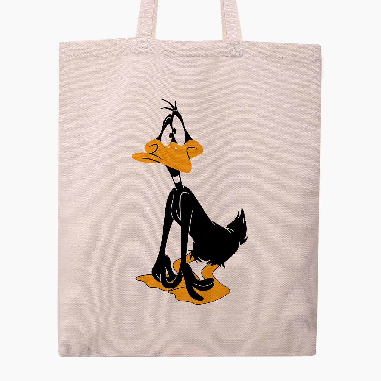

Эко сумка шоппер Луни Тюнз Даффи Дак (Looney Tunes Daffy Duck) (9227-2883) 41x35 см Бежевый