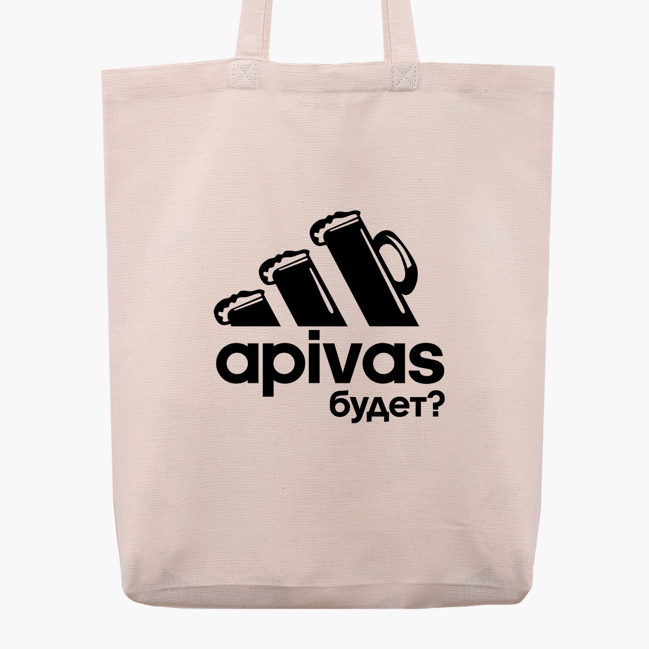 

Эко сумка шоппер Апивас (9227-1986) 41x35x8.5 см Бежевый