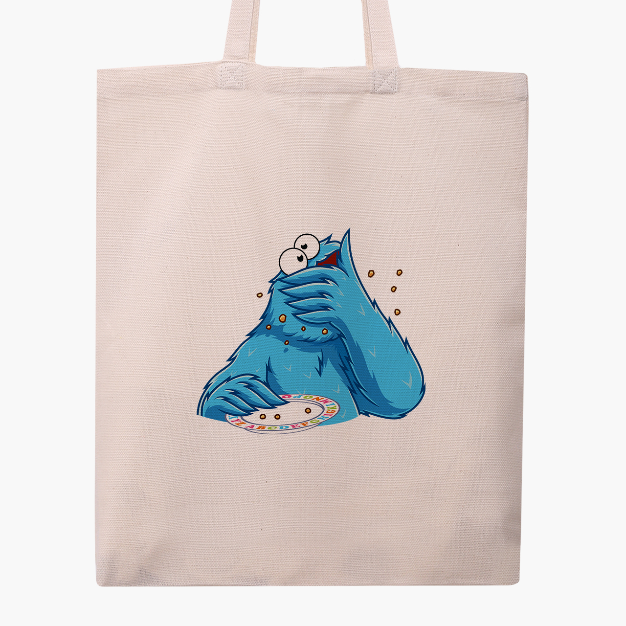 

Эко сумка шоппер Куки монстр (Cookie monster) (9227-1991) 41x35 см Бежевый