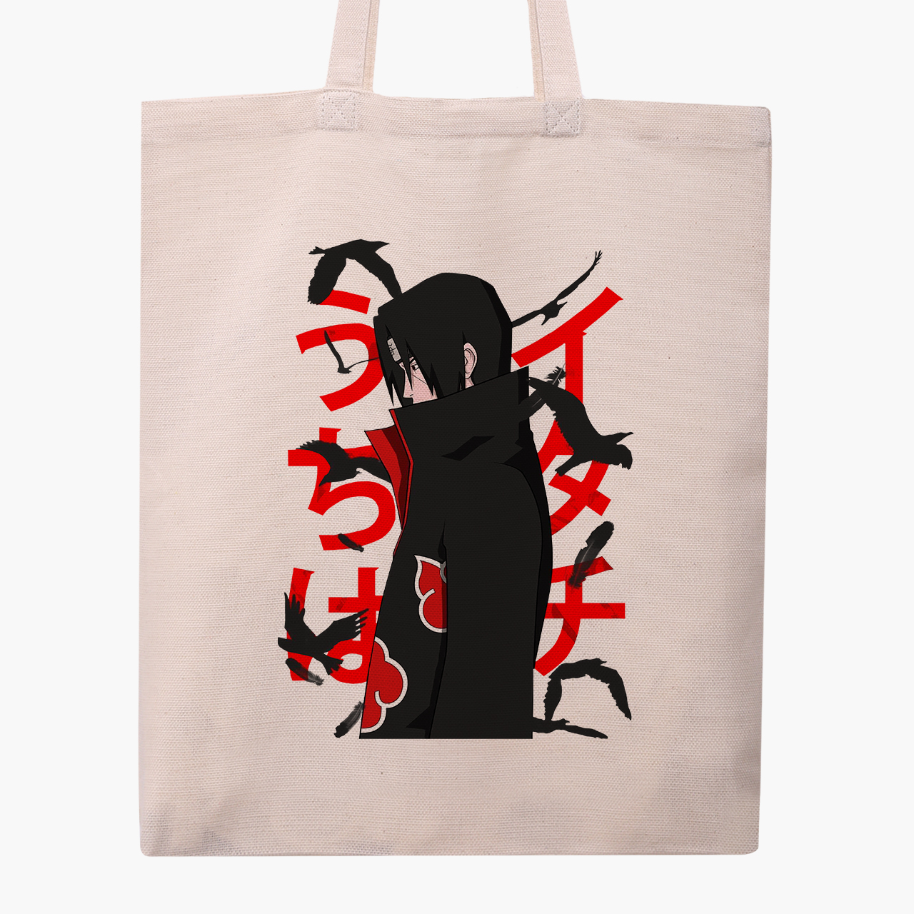 

Эко сумка шоппер Itachi Uchiha (9227-2817) 41x35 см Бежевый