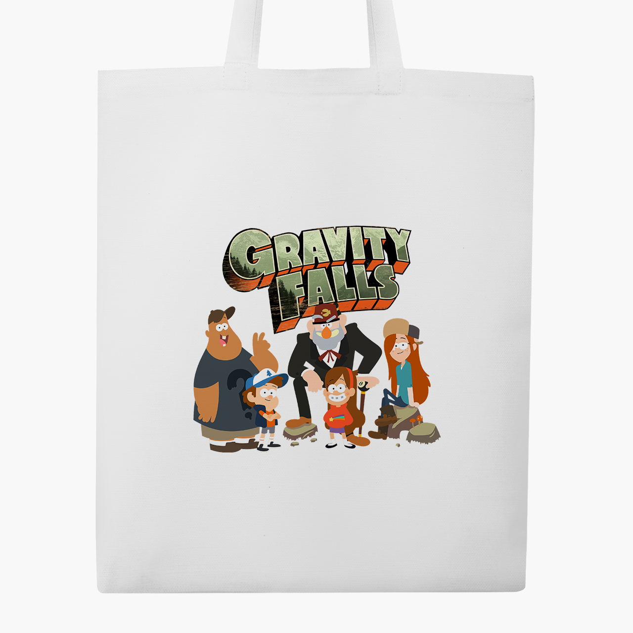 

Эко сумка шоппер Гравити Фолз (Gravity Falls) (9227-2628) 41x35 см Белый
