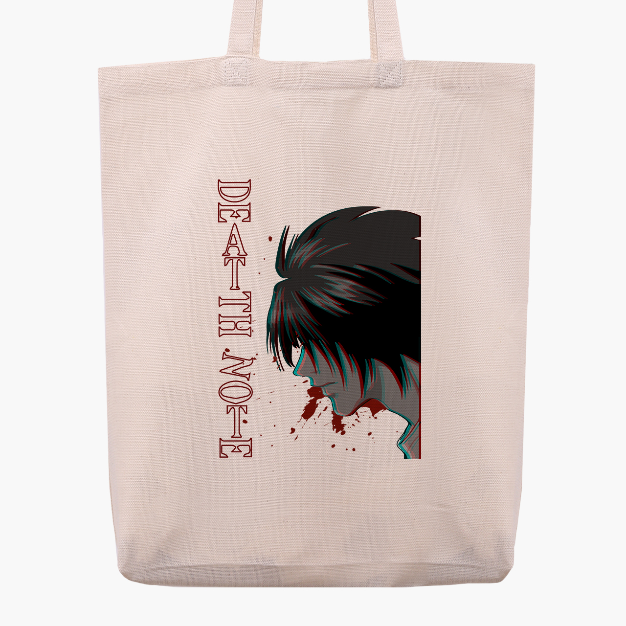 

Эко сумка шоппер Death Note L (9227-2824) 41x35x8.5 см Бежевый