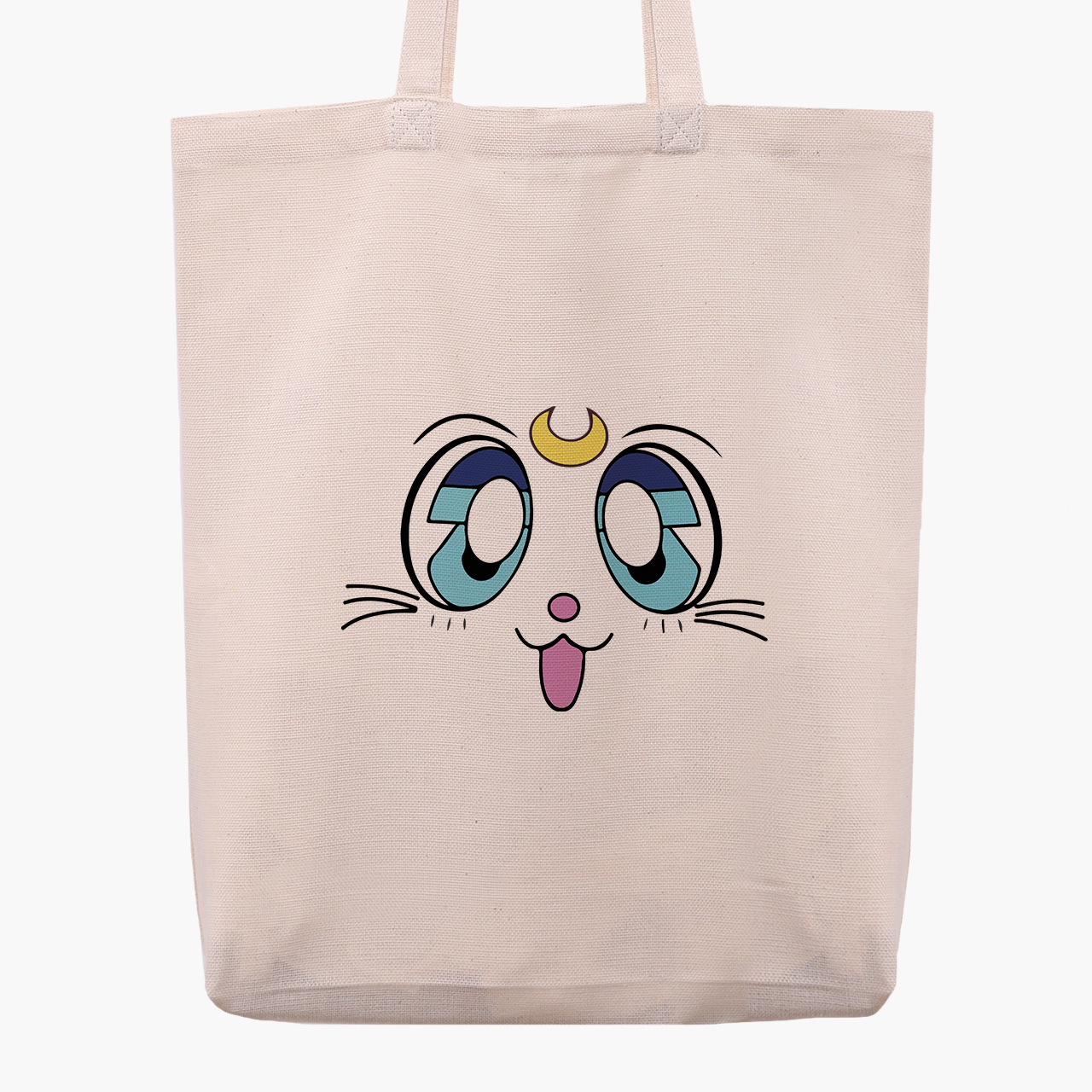 

Эко сумка шоппер Сейлор Мун Луна Кошки (Sailor Moon anime Cats) (9227-2921) 41x35x8.5 см Бежевый