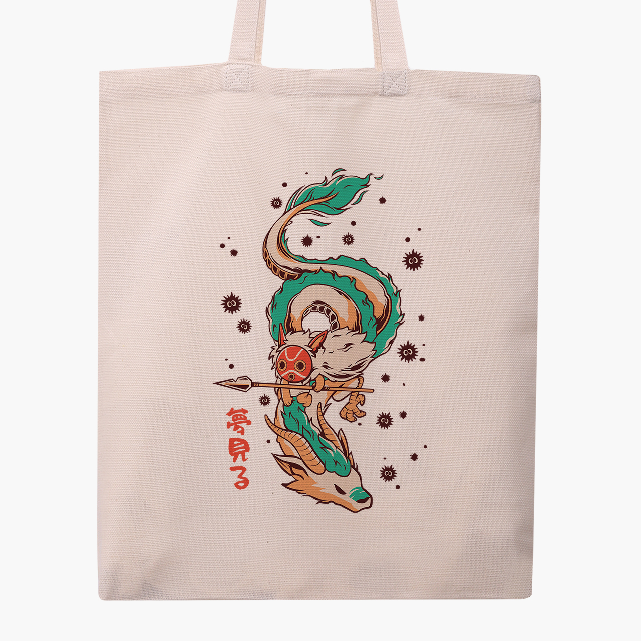 

Эко сумка шоппер Spirited Away (9227-2832) 41x35 см Бежевый