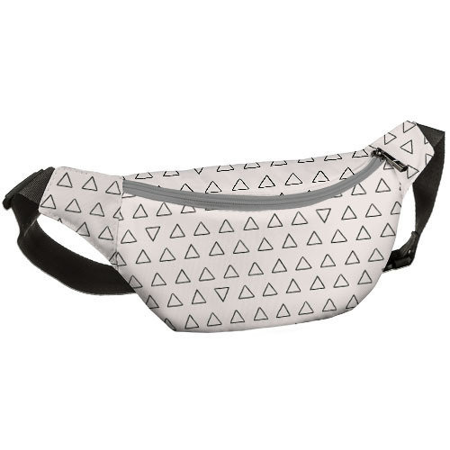 

Сумка бананка BUMBAG Треугольники Presentville 27х16 см 000174029