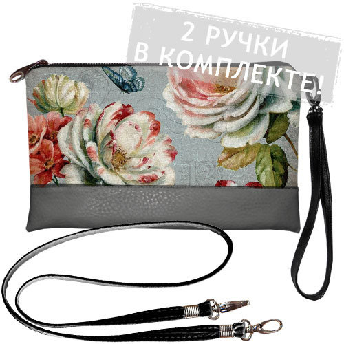 

Клатч через плечо Нежные цветы Presentville 25х15 см 000174974