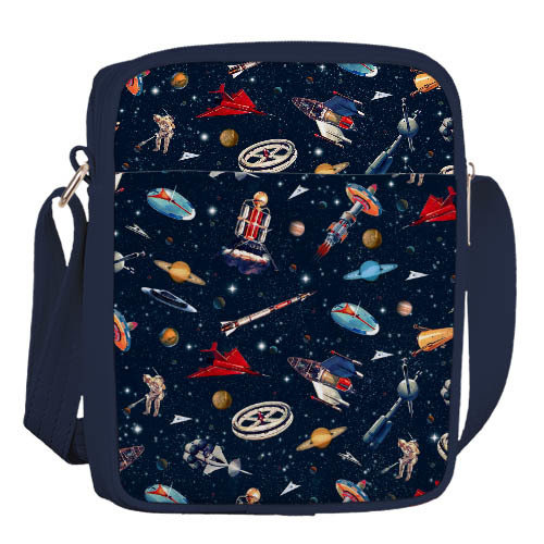 

Сумка для подростков Junior boy Космос, темно-синий Presentville 16х20х4-5 см 000173663