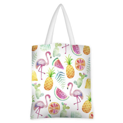 

Сумка женская тканевая Original Flamingo summer Presentville 40x45 см 000173571