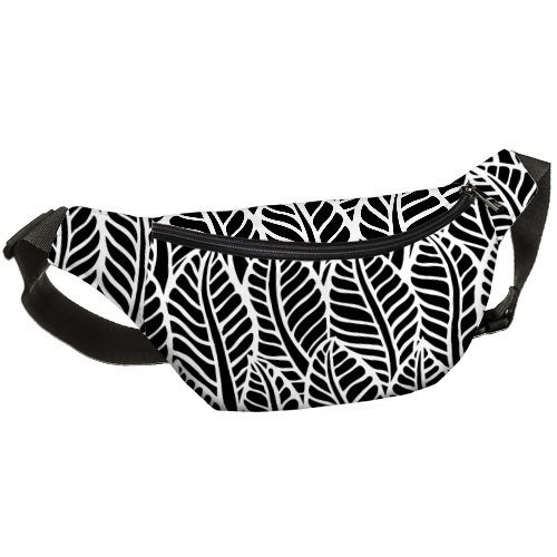 

Сумка бананка BUMBAG Листья фикуса Presentville 27х16 см 000174074
