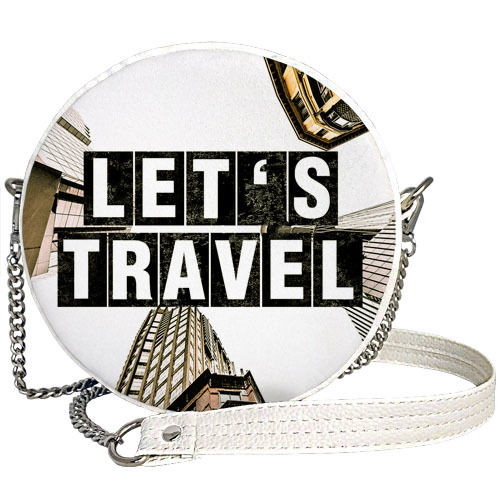 

Сумка круглая Tablet Let`s travel Presentville 18х7 см 000170470
