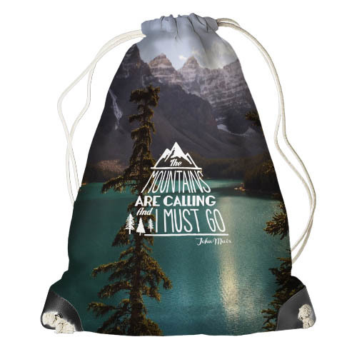 

Рюкзак-мешок Mountans are calling... Presentville 33х45 см 000171937