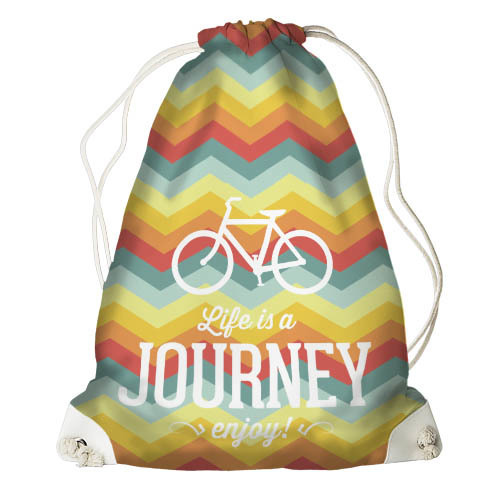 

Рюкзак-мешок Life is a journey Presentville 33х45 см 000171997