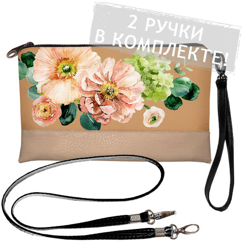 

Клатч через плечо Beautiful flowers Presentville 25х15 см 000175072