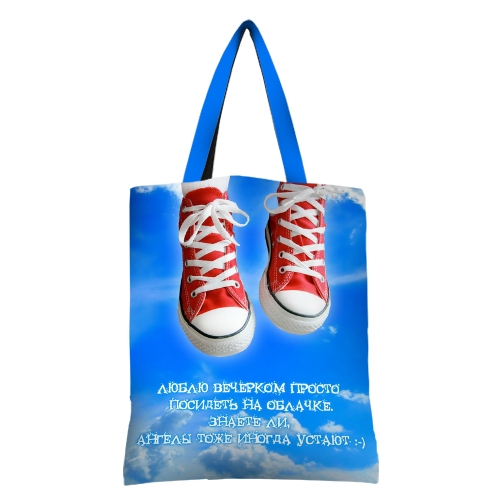 

Сумка женская тканевая Original Кеды Presentville 40x45 см 000173562