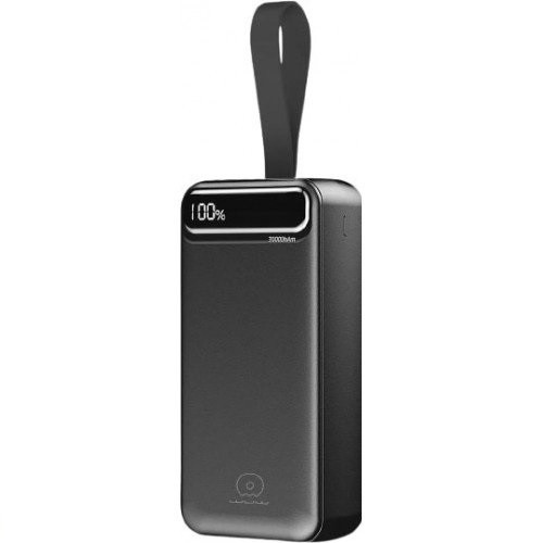 

Повербанк Powerbank с фонариком и дисплеем WUW Y97 30000mAh с подсветкой |2USB/1Type-C, 2.1A| Черный