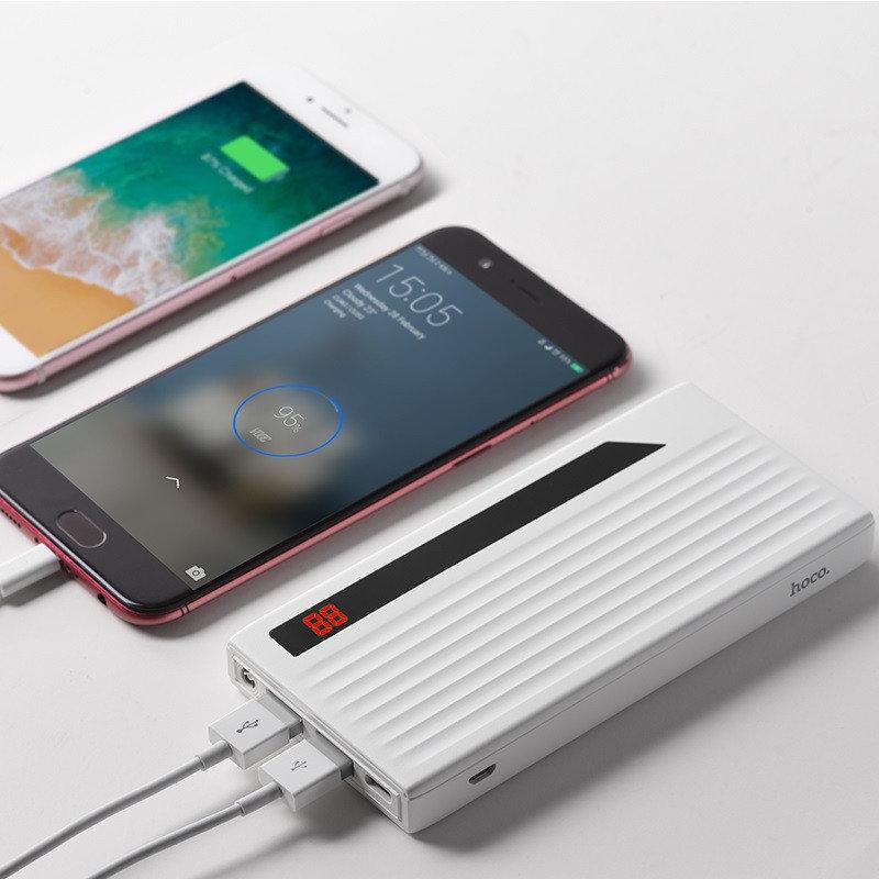 

Павербанк УМБ PowerBank Hoco J27 10000mAh |2USB, 2.1A| Белый
