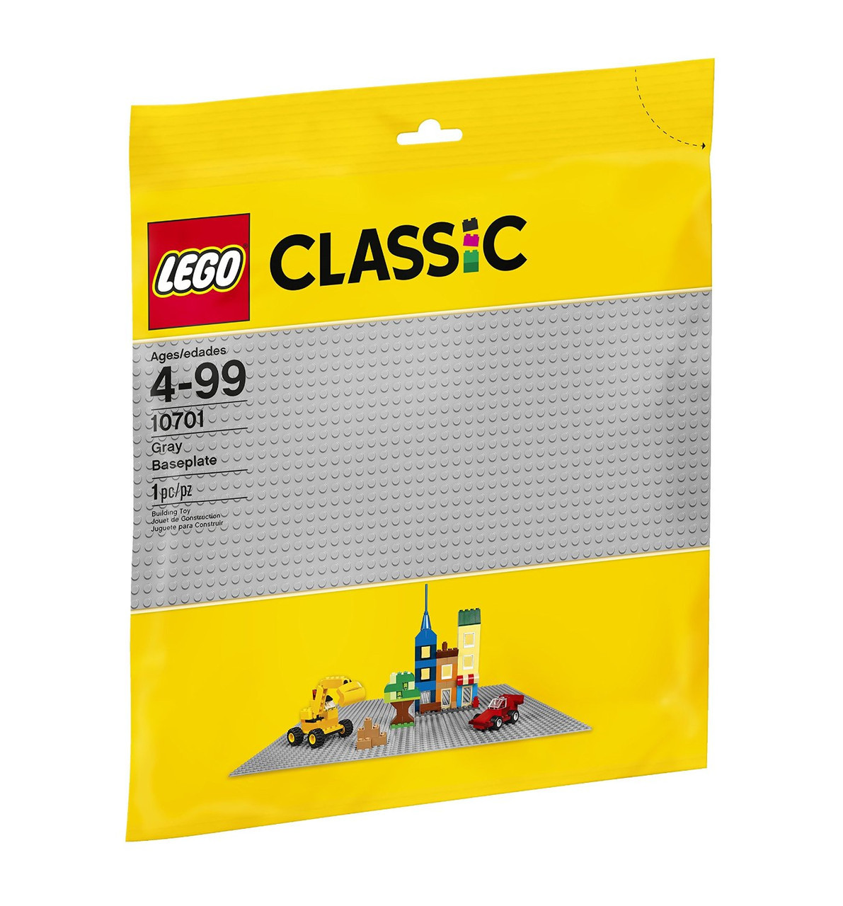 

LEGO Classic Строительная пластина серого цвета 10701