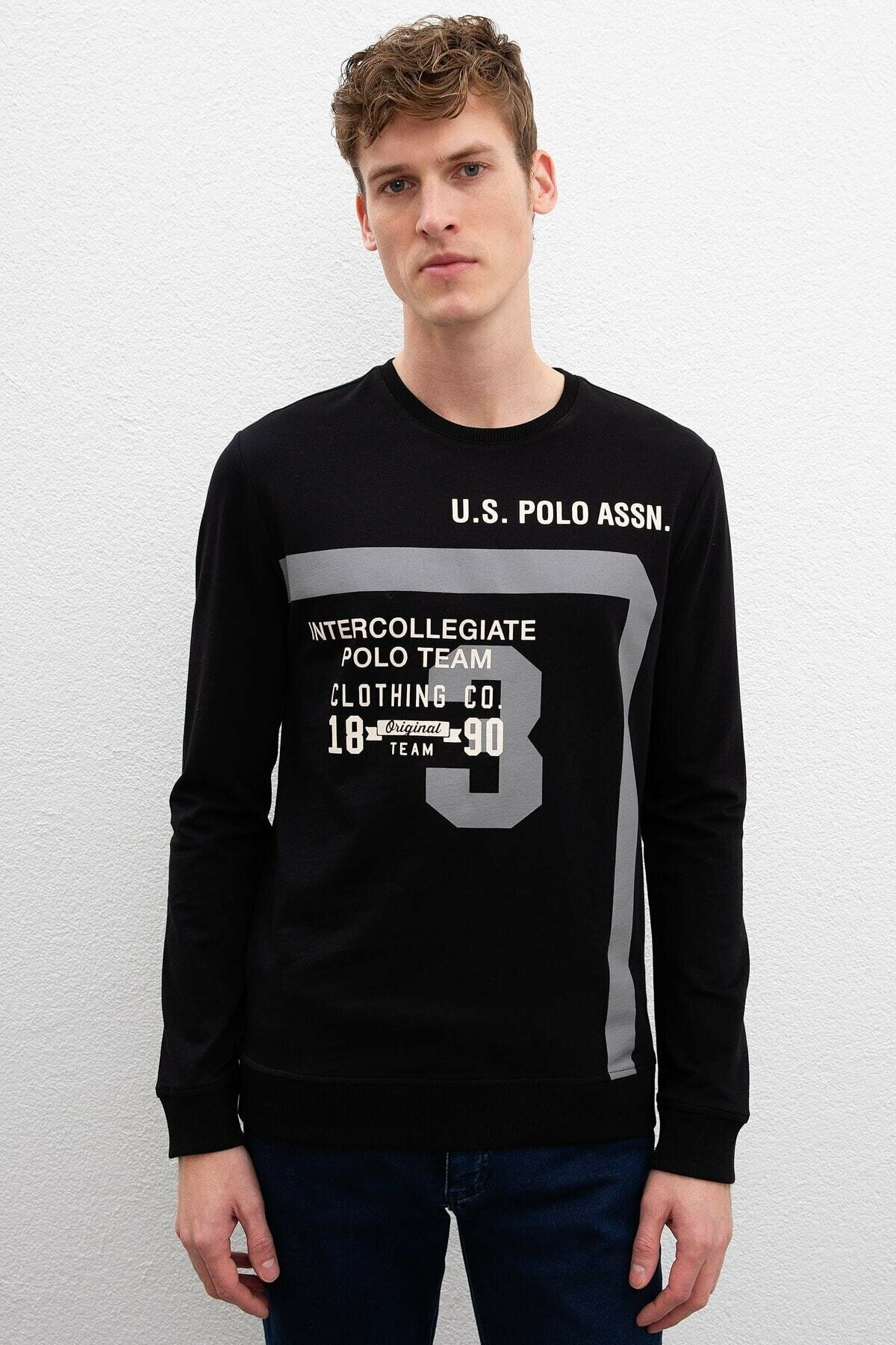 

Свитшот мужской U.. Polo Assn. Черный  (851597 VR046, Свитшот мужской U.S. Polo Assn. Черный S (851597 VR046)