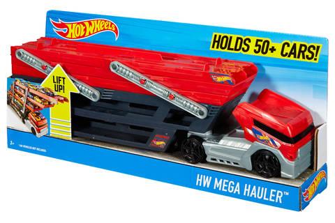

Автовоз Hot Wheels Mega Hauler Трейлер транспортер Хот Вилс Красный (CKC09)