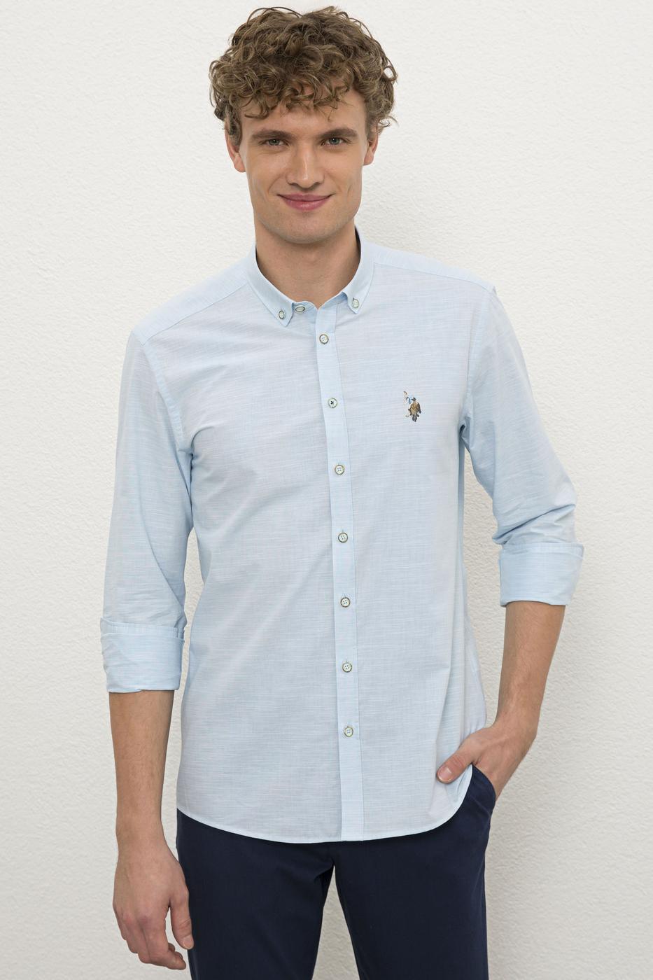 

Рубашка мужская U.S. Polo Assn. Голубой  (1011683 VR007, Рубашка мужская U.S. Polo Assn. Голубой M (1011683 VR007)