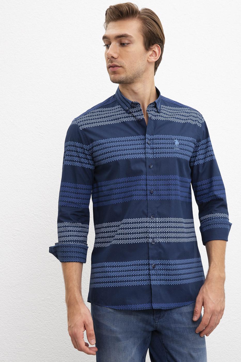 

Рубашка мужская U.S. Polo Assn. Синий  (838689 VR033, Рубашка мужская U.S. Polo Assn. Синий M (838689 VR033)