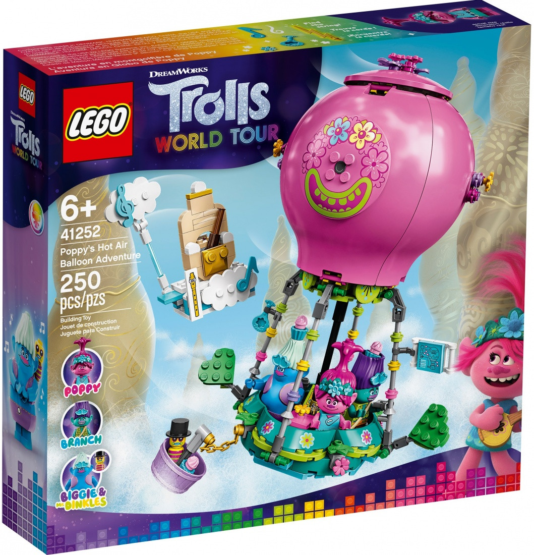 

Lego Trolls: World Tour Путешествие Розочки на воздушном шаре 41252