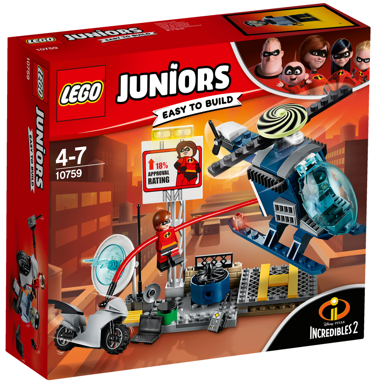 

Lego Juniors Эластика: Погоня на крыше 10759