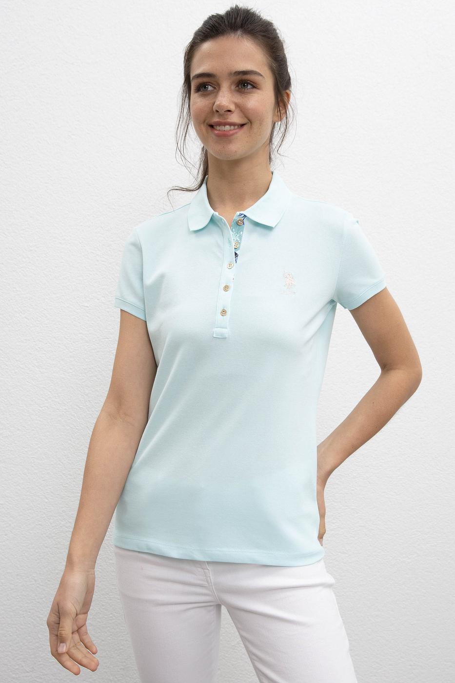 

Поло женское U.. Polo Assn. Голубой  (734021 VR083, Поло женское U.S. Polo Assn. Голубой S (734021 VR083)