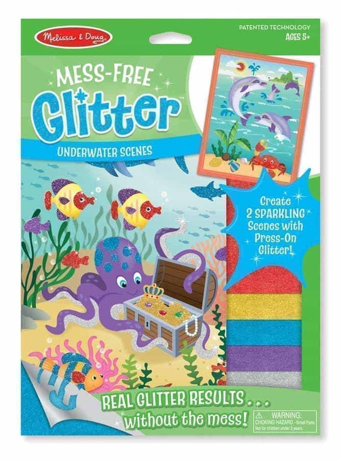 

Набор для творчества с блестящими наклейками Морские обитатели Underwater Scenes Melissa & Doug