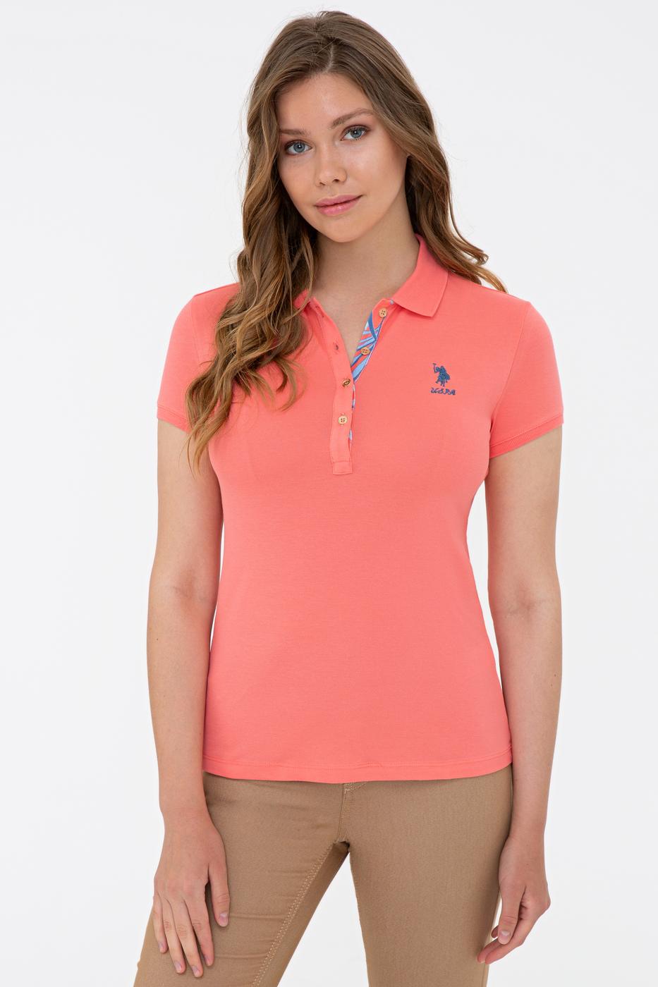 

Поло женское U.. Polo Assn. Персиковый  (1208561 VR039, Поло женское U.S. Polo Assn. Персиковый S (1208561 VR039)