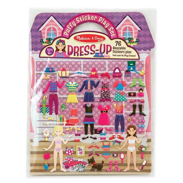 

Объемные многоразовые наклейки Мода Melissa & Doug