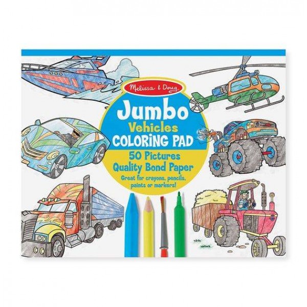 

Альбом раскрасок Автомобили Vehicles Melissa & Doug