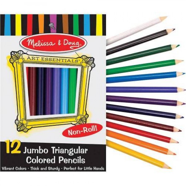 

Набор цветных карандашей 12 шт Colored Pencils Melissa & Doug