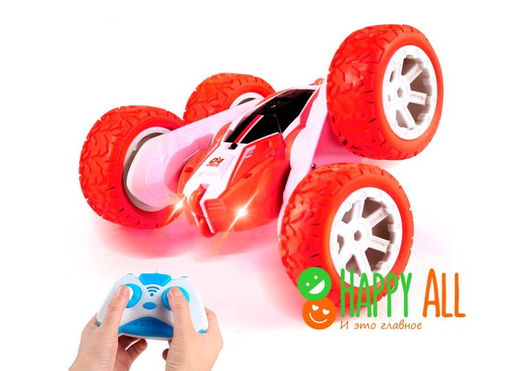 

Машинка перевертыш трюковый вездеход на радиоуправлении DOUBLE STUNТ CAR 360 (G0225)