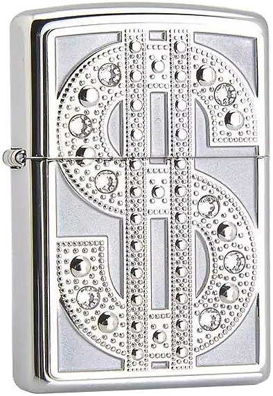 

Зажигалка Zippo "Dollar" 20904