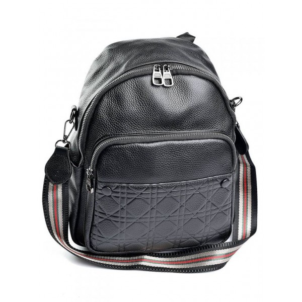 

Женский кожаный рюкзак Parse SL-181 Black