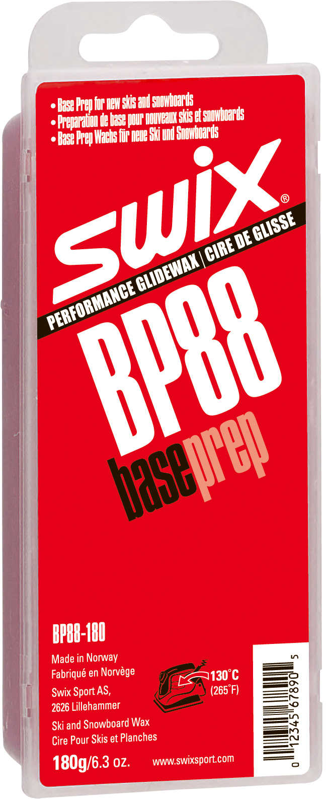 

Базовый парафин Swix, BP88 Base Prep Medium, 180g