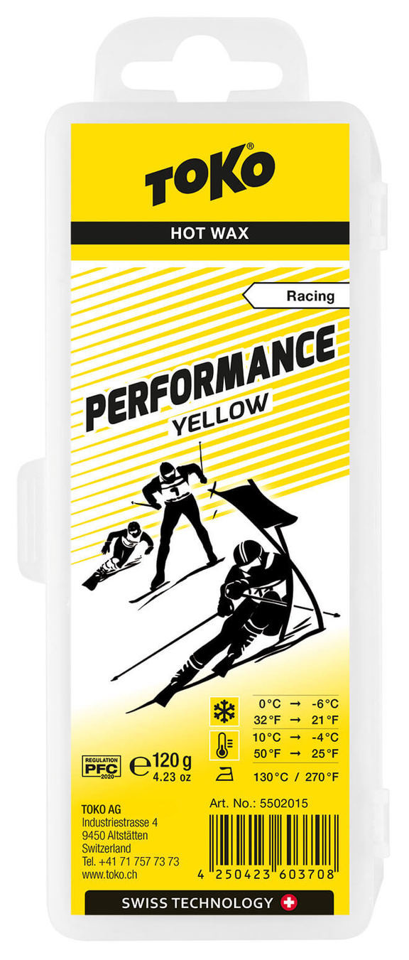 

Твердый воск для лыж и сноубордов Toko, Performance yellow 120g