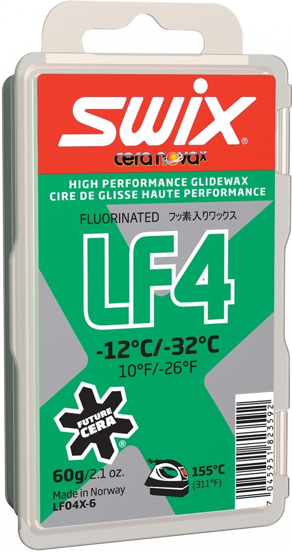 

Низкофтористый парафин Swix, LF4X Green, 60g