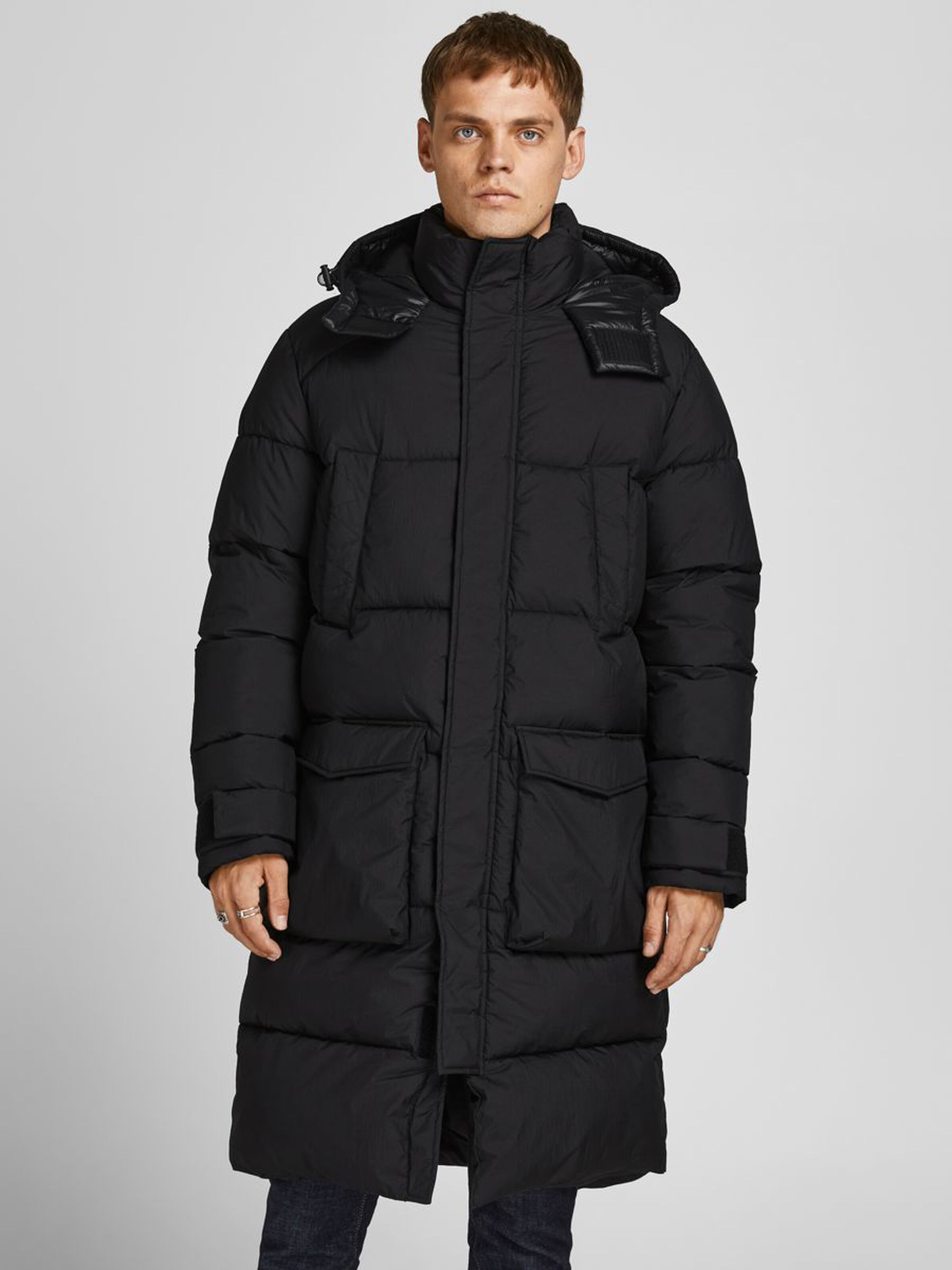 

Куртка Jack&Jones STRAD LONG PUFFER 12192671 Black XXL чёрный