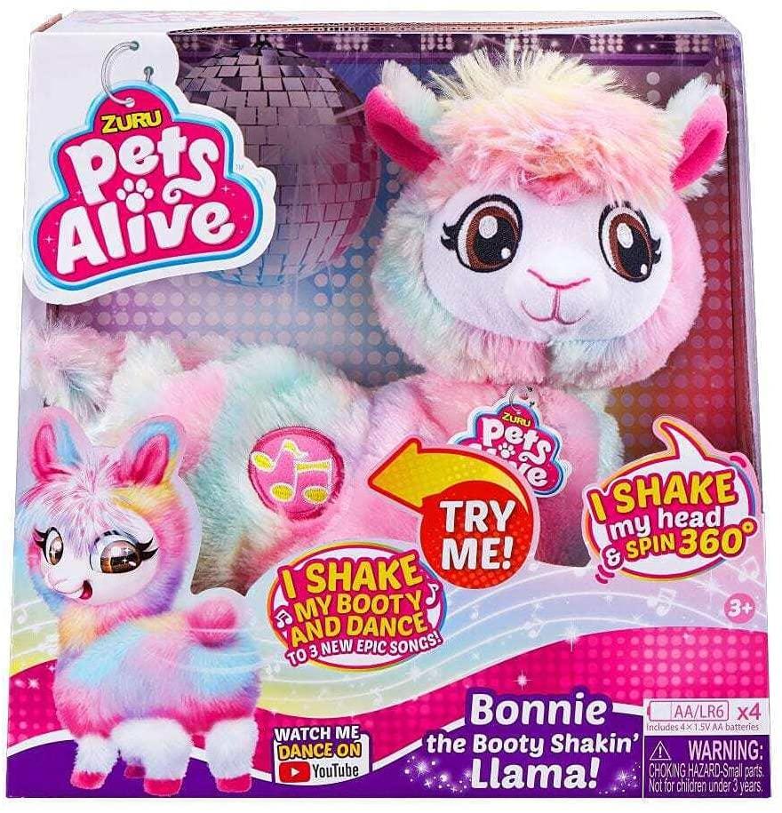 

Интерактивная игрушка Лама-танцовщица Pets Alive Rainbow Bonnie The Booty Shakin Llama