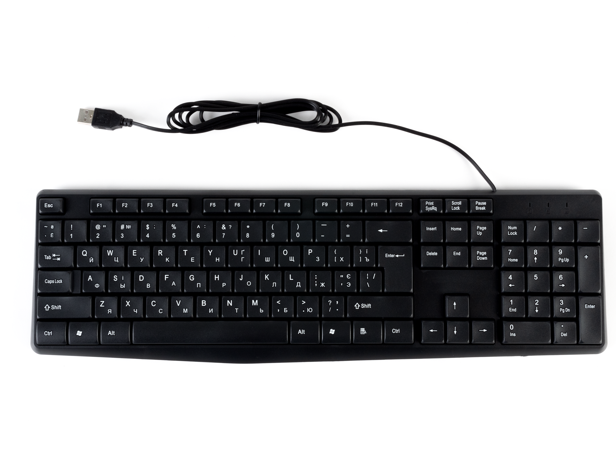 

Клавиатура COBRA OK-104 Ukr Black USB