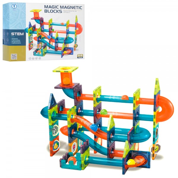 

Детский конструктор LIMO TOY 1202 магнитный, 96 деталей (BAM004515)