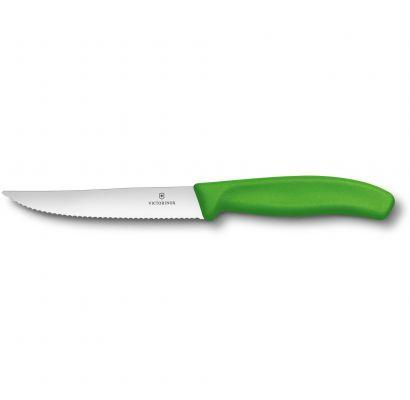 

Нож Victorinox SwissClassic 12 см, серрейтор, зелений (6.7936.12L4) (F00254242)