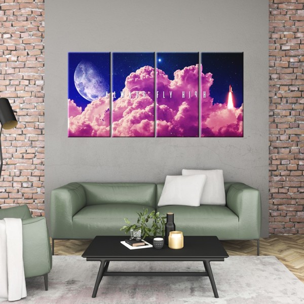 

Картина на холсте Модульные Always Fly High Modul 40х80 см.